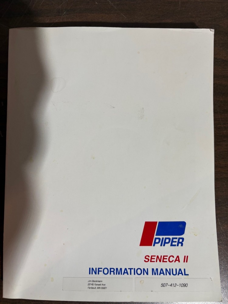 Piper Seneca II Information Manual
