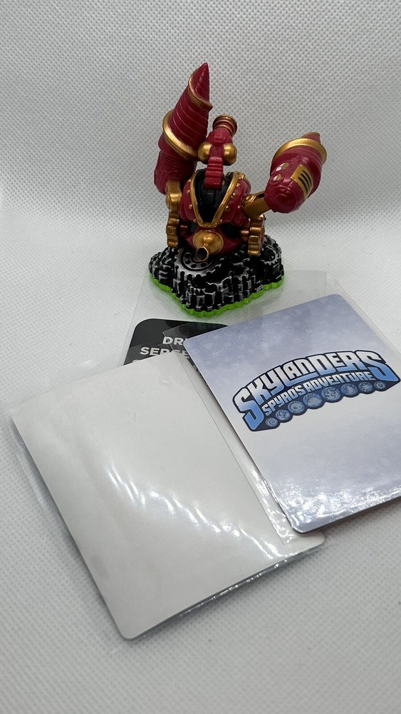 Drill Sergeant Skylanders Activision Tech Element Figure Card Sticker Code 2011