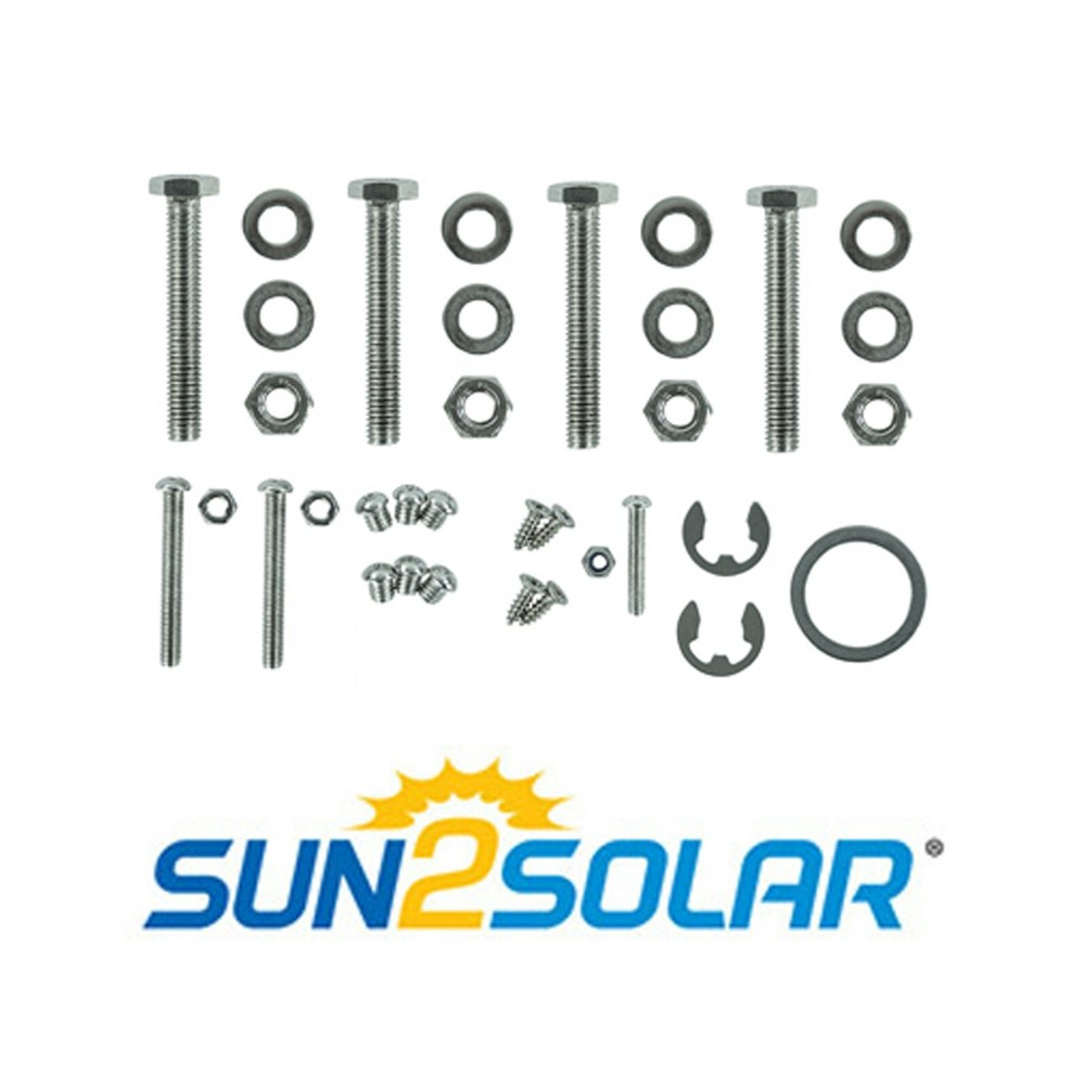 Sun2Solar Frame Assembly Hardware Kit for Swimming Pool Reel Systems