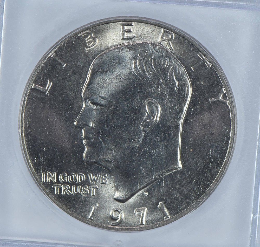 1971-D Eisenhower $1 MS65 ICG