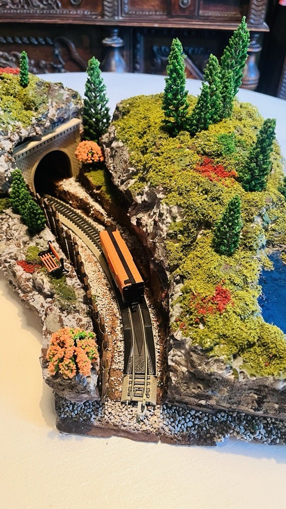 N Scale Mountain Scenery Layout