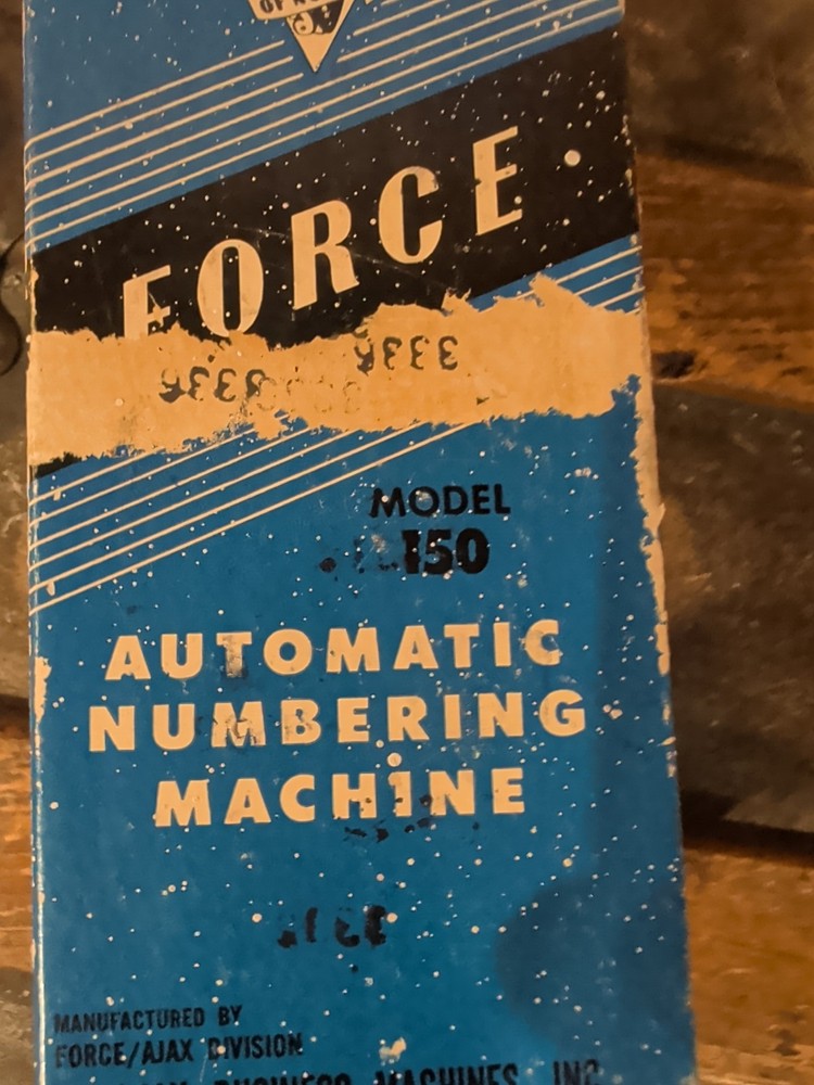 Antique Automatic Numbering Machine