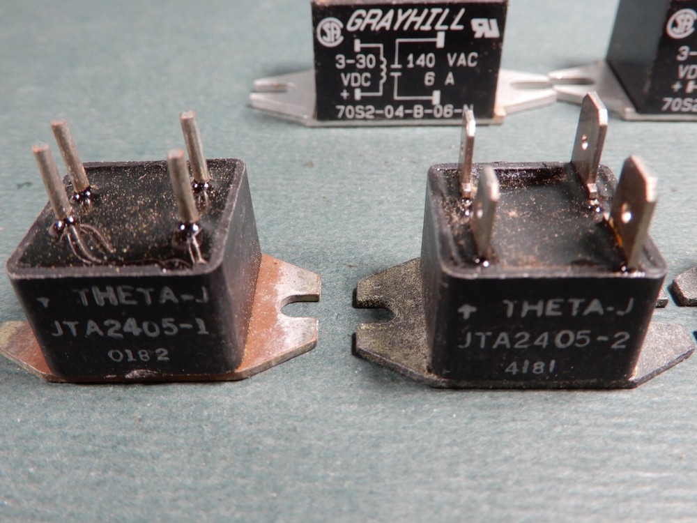 Theta-J Sigma Grayhill Solid State Relays Used Untested 70S2-04-B-06-N Plus!