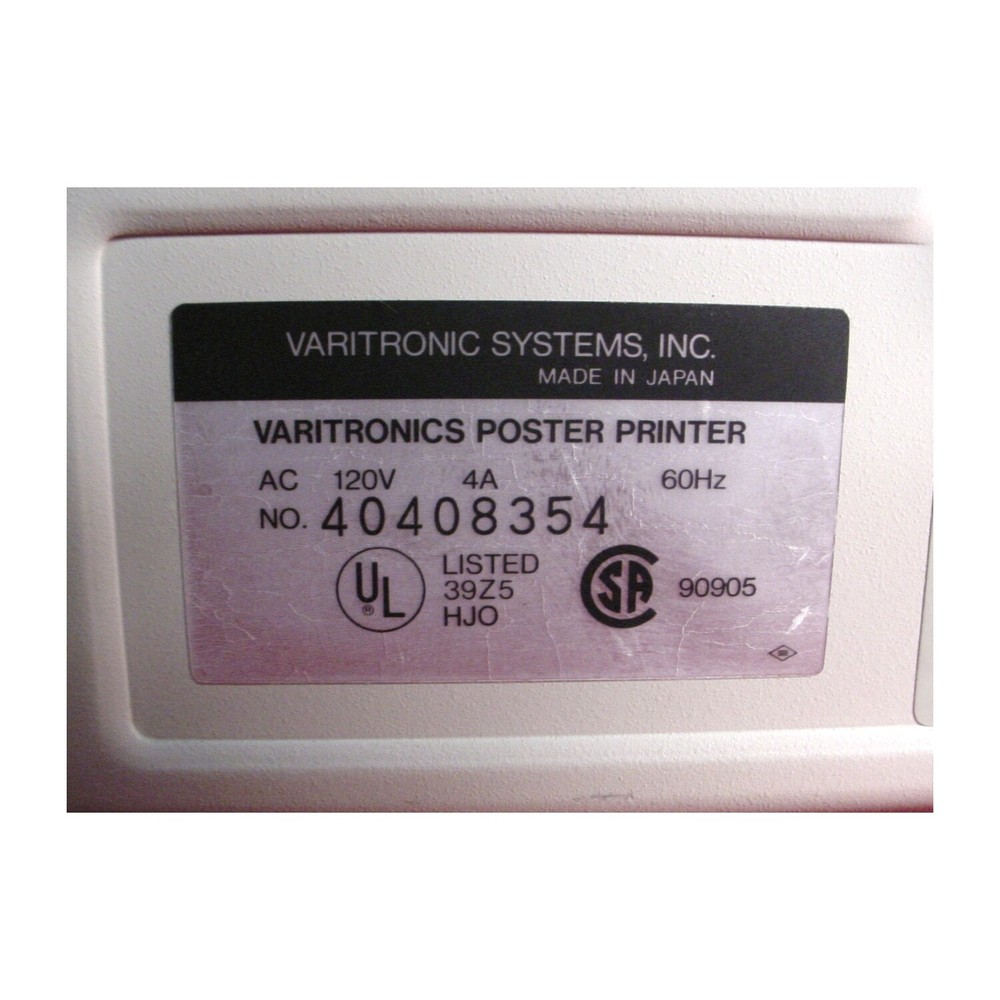 Varitronics Systems Lanier 4100s Wide Format Copy Printer