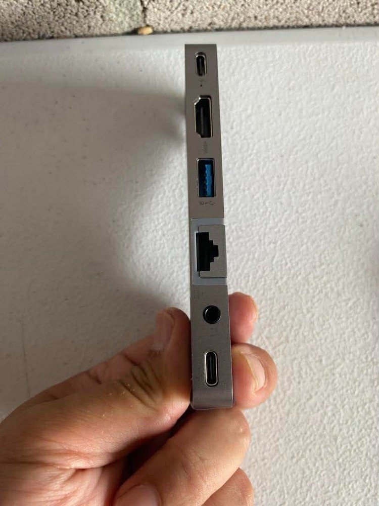 HyperDrive Duo Port 7-in-Two USB C Hub for MacBook: