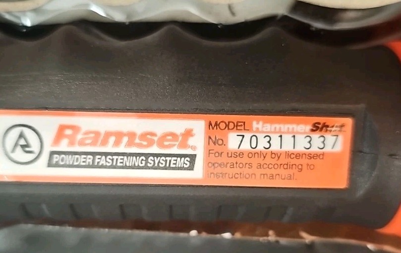 Ramset HammerShot 0.22 Caliber Single Shot Powder Actuated Tool
