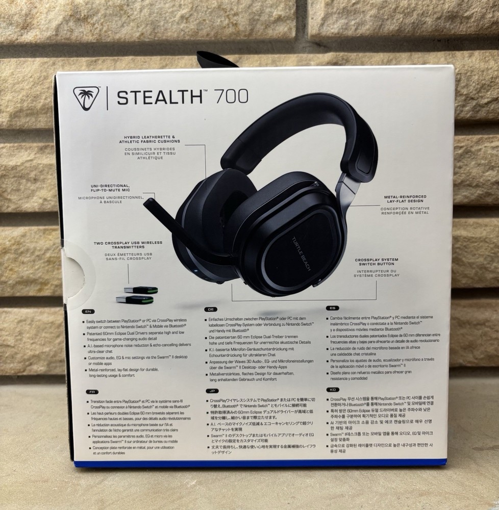 Turtle Beach Stealth 700 Wireless Multiplatform Gaming Headset Gen 3 NEW Sealed