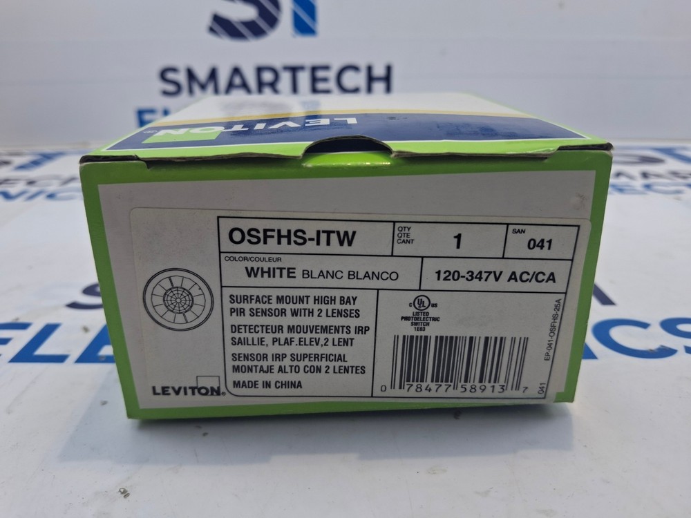 LEVITON OSFHS-ITW Occupancy Sensor Surface Mount