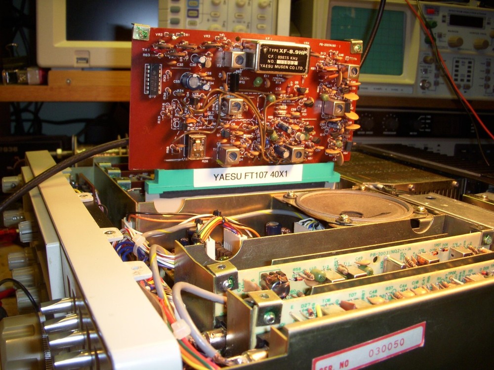 Yaesu FT-107 Transceiver Extender Board 40X1 Riser KIT FORM