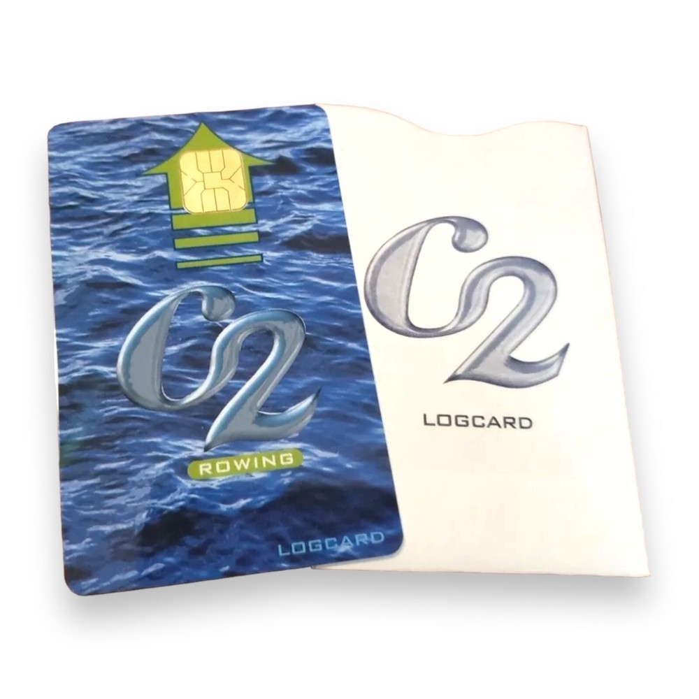 Log Card use w/ Concept 2 Rowing Machine concept2 Workout Train logcard PM3 PM4