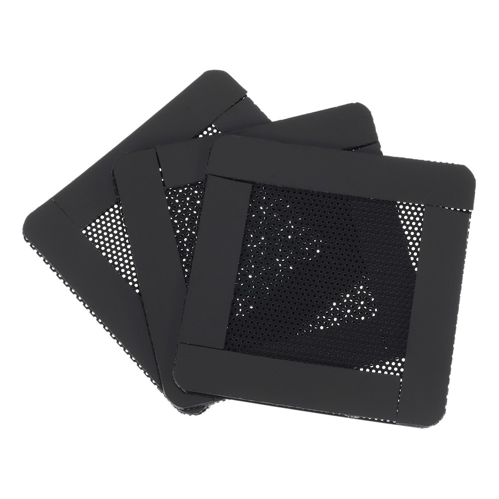 3PCS PC Dust Filter 60x60mm Magnetic Frame Computer Cooler Mesh Black