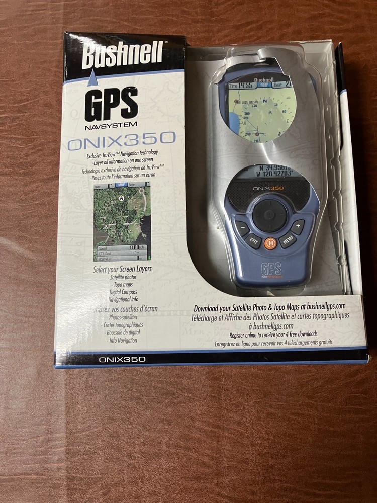 Bushnell ONIX 350 handheld GPS Navsystem - Don't get lost ! - New