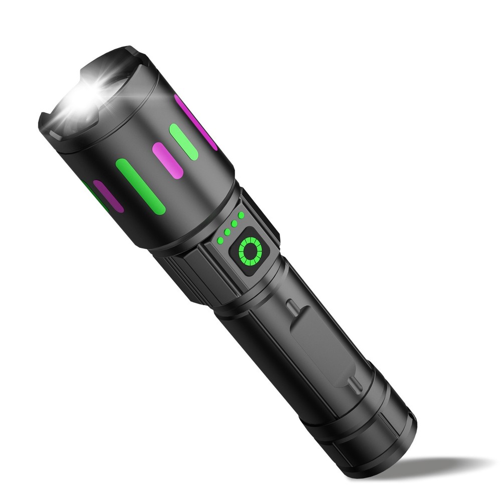 350000000 Lumen Super Bright LED Tactical Flashlight Rechargeable LED Work Light