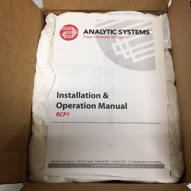 Analytic Systems RCP-VTL Remote Control, NEW ^