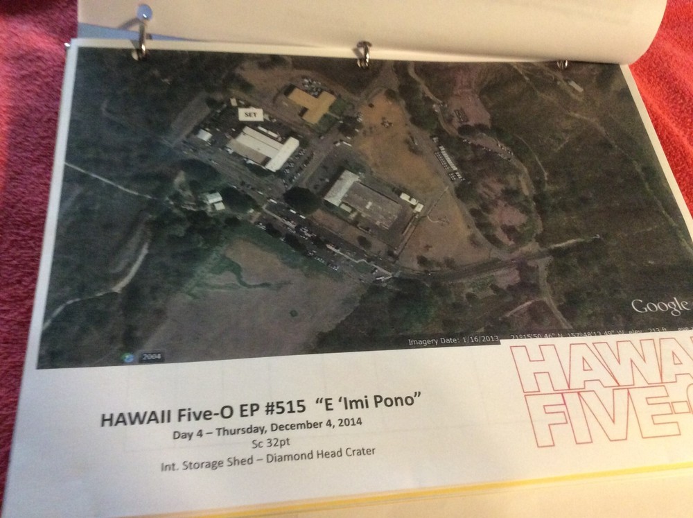 HAWAII FIVE-O ORIGINAL SCRIPT 515 SCHEDULE 2014 E 'IMI PONO DANIEL DAE KIM