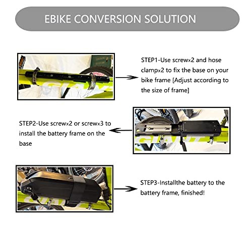 Ebike Conversion Kit for Battery Adapter Frame US2-14mm Conversion Kit-2