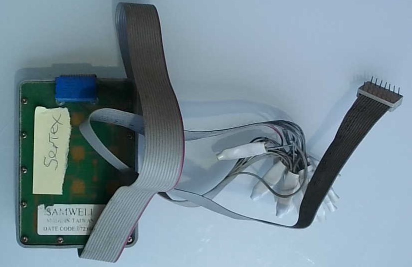 Sentex Samwell 14 Pin Gold Numbers Numeric Keypad With Cable+ (used)