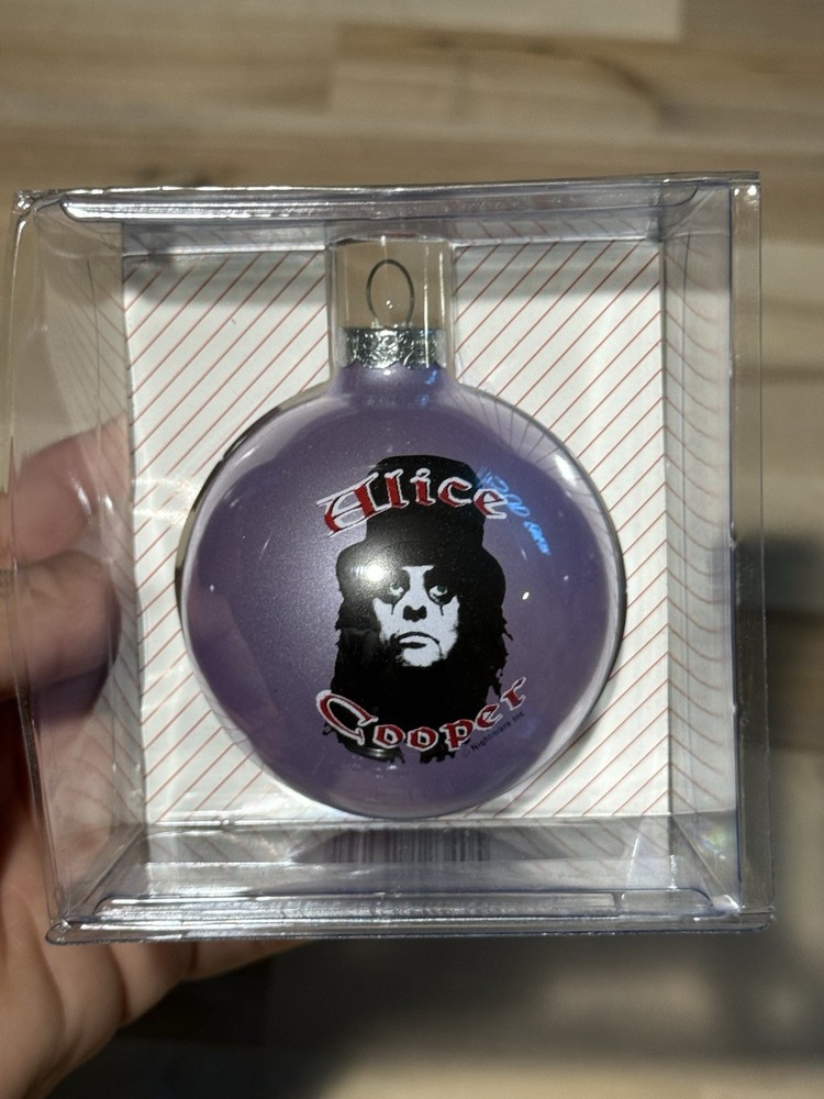 ALICE COOPER Christmas Ornament Santa's Rockshop Vintage 1996 - NEW NOS