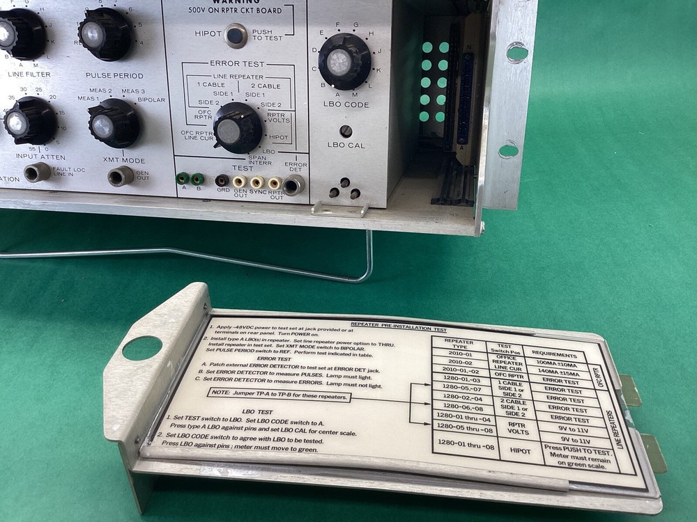 RARE Vintage VICOM 3061-01 Span and Repeater Test Set - UNTESTED