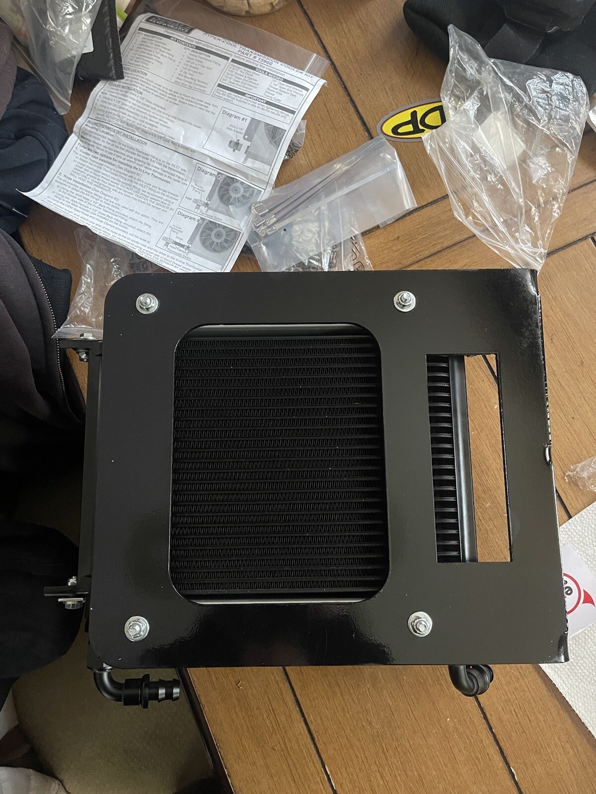 UNIVERSAL MOUNT KIT Derale 15960 Remote Transmission Cooler Kit Frame Under Bed