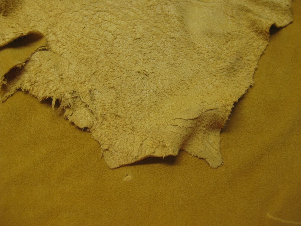 Suede Buffalo Leather Tan #0008535 Row 39