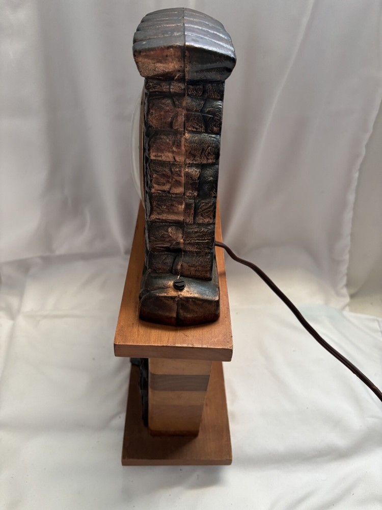 SESSIONS Clock Corp. Hearth Roosters Lighted Motion Fireplace Clock Not Working