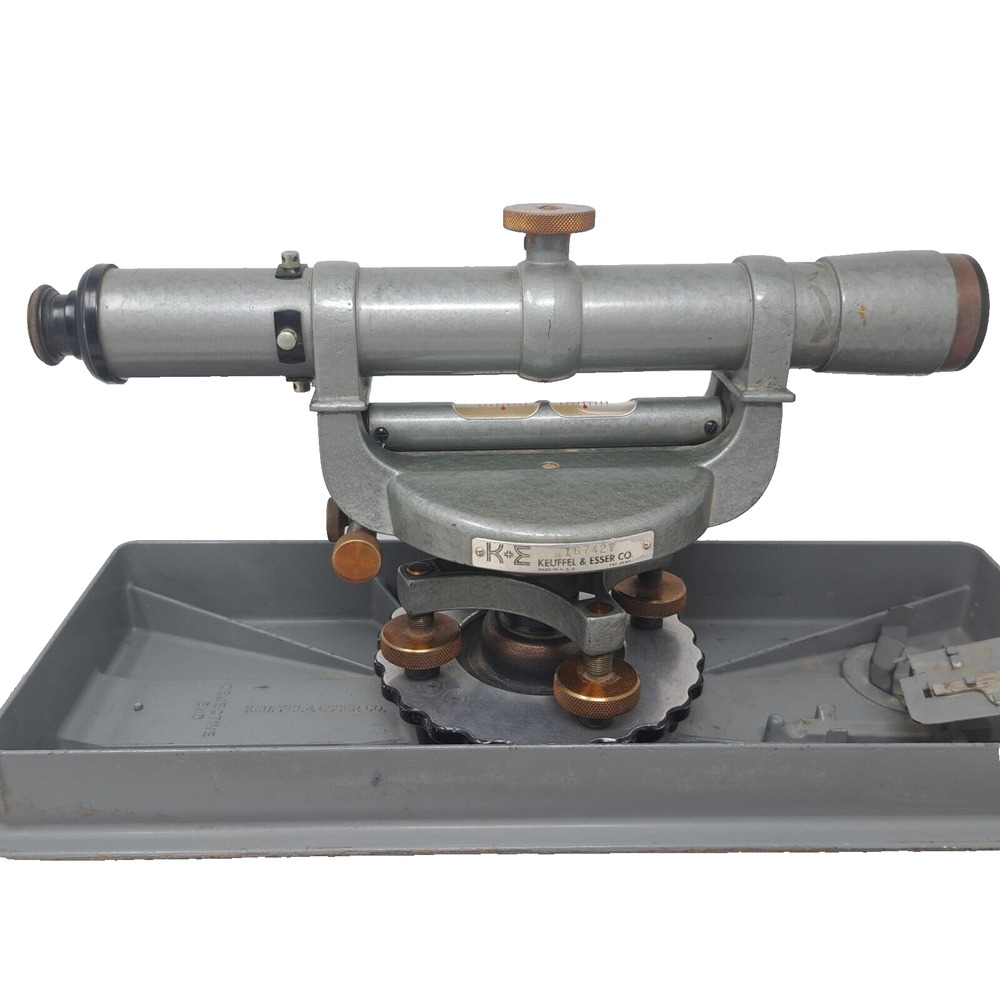Vintage Keuffel & Esser Scope Transit Level K&E Paragon NP5153 Plus Case