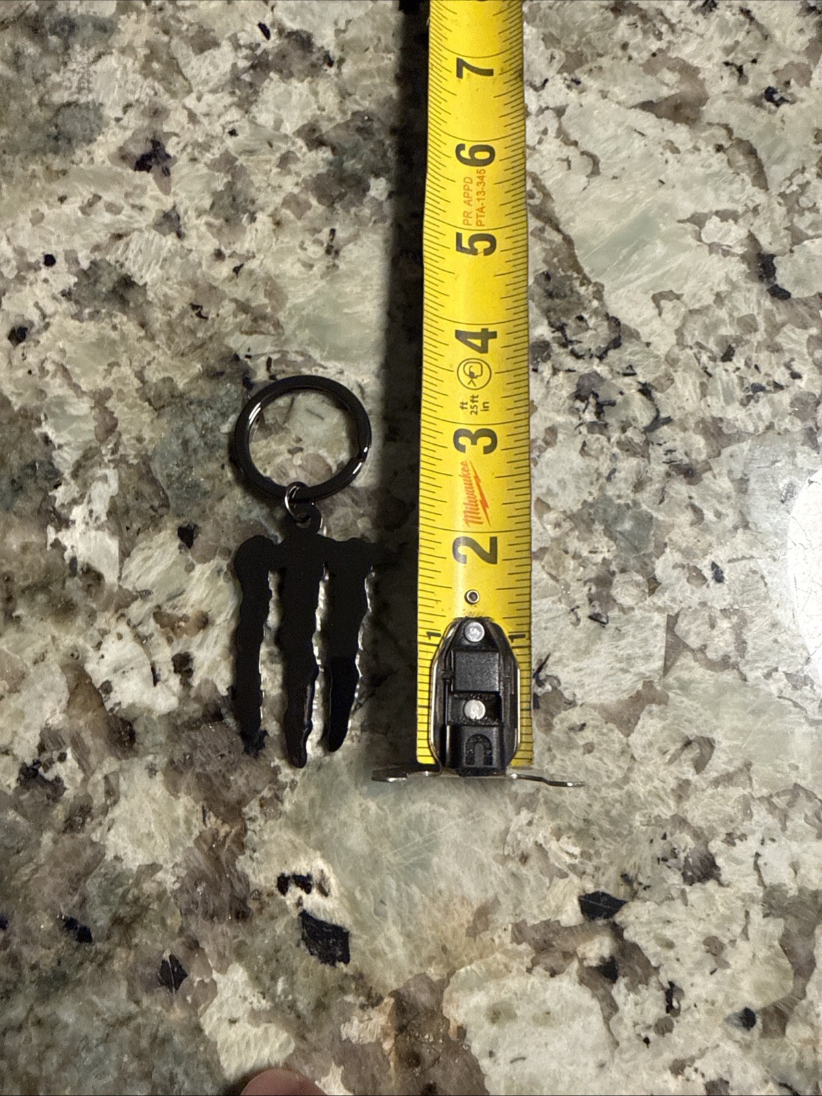 Monster Energy Drink Key chain Ring Green Logo Metal Enamel New - FREE SHIPPING!