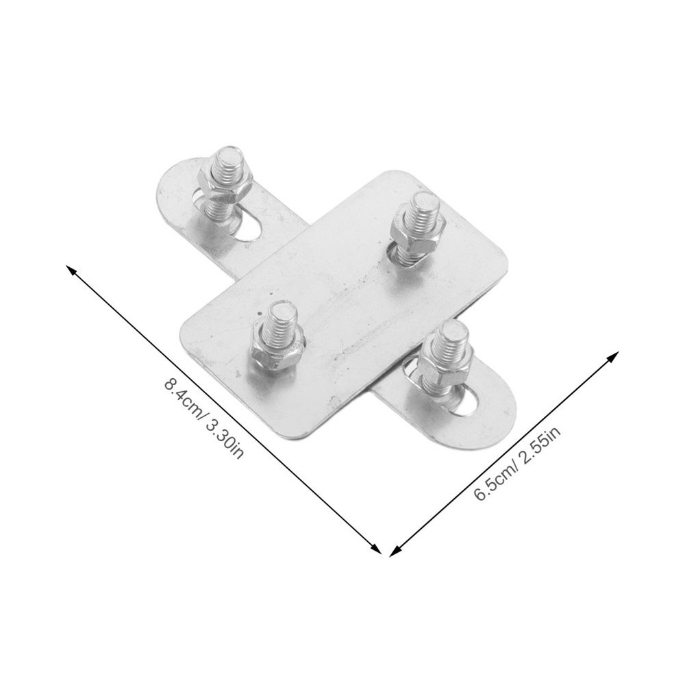 1 Set Basket Mounting Hardware Kit for Bikes - Front/Rear Basket Bracket