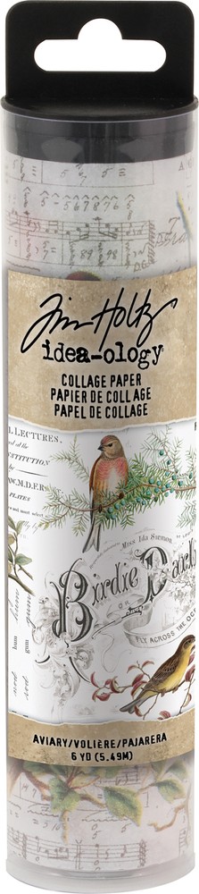Idea-Ology Collage Paper 6"X6yds-Aviary