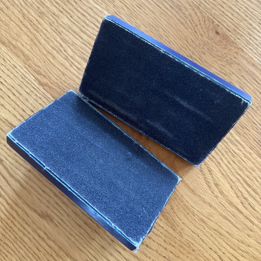 Percussion Instruments Rhythm Band Sand Blocks Red and Blue