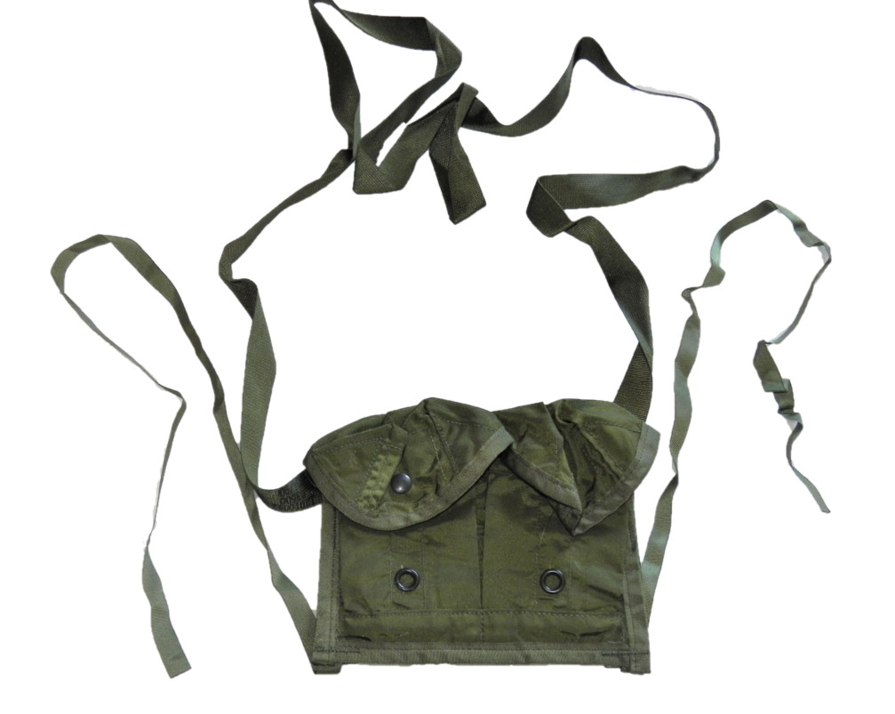 USGI APERS M86 Nylon Mine Chest Bandoleer Pouch (Holds 2) Unissued