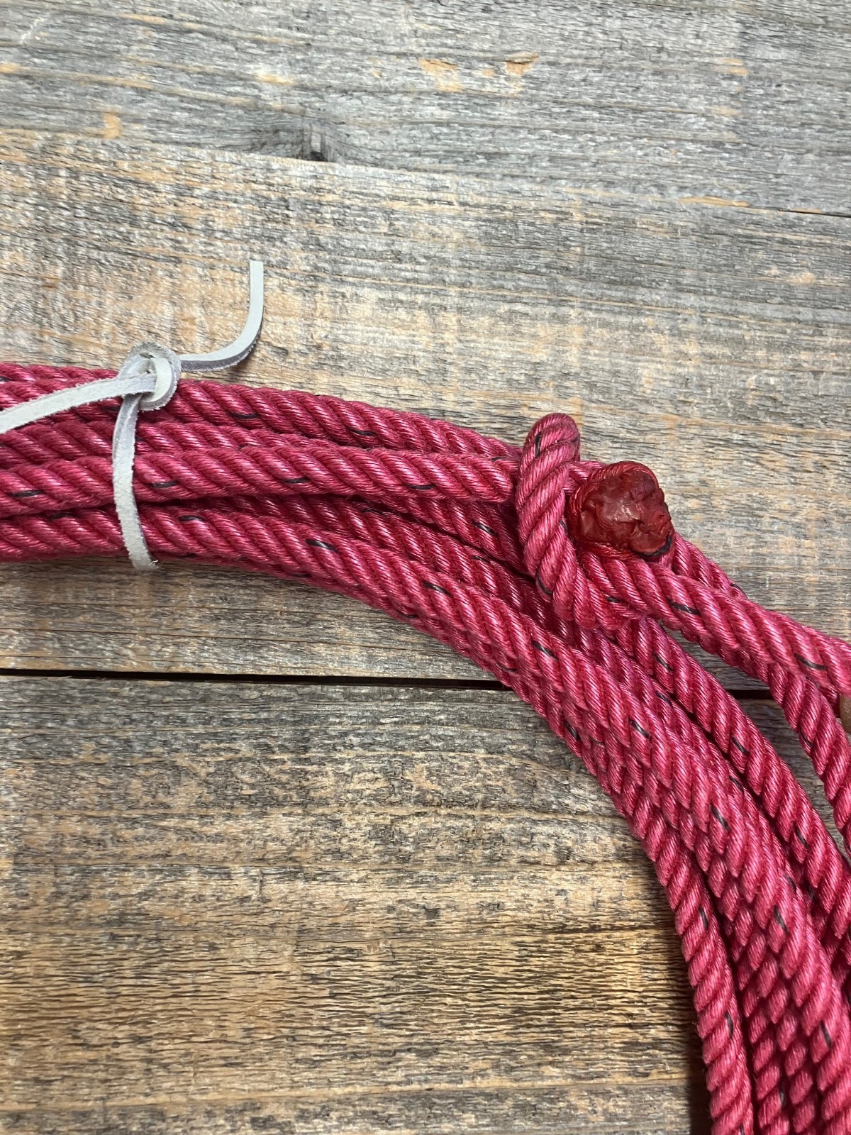 SYNCO CHAOS, 9.5mm x 60' (18.29m), RASPBERRY, 4 Strand Ranch Poly Rope