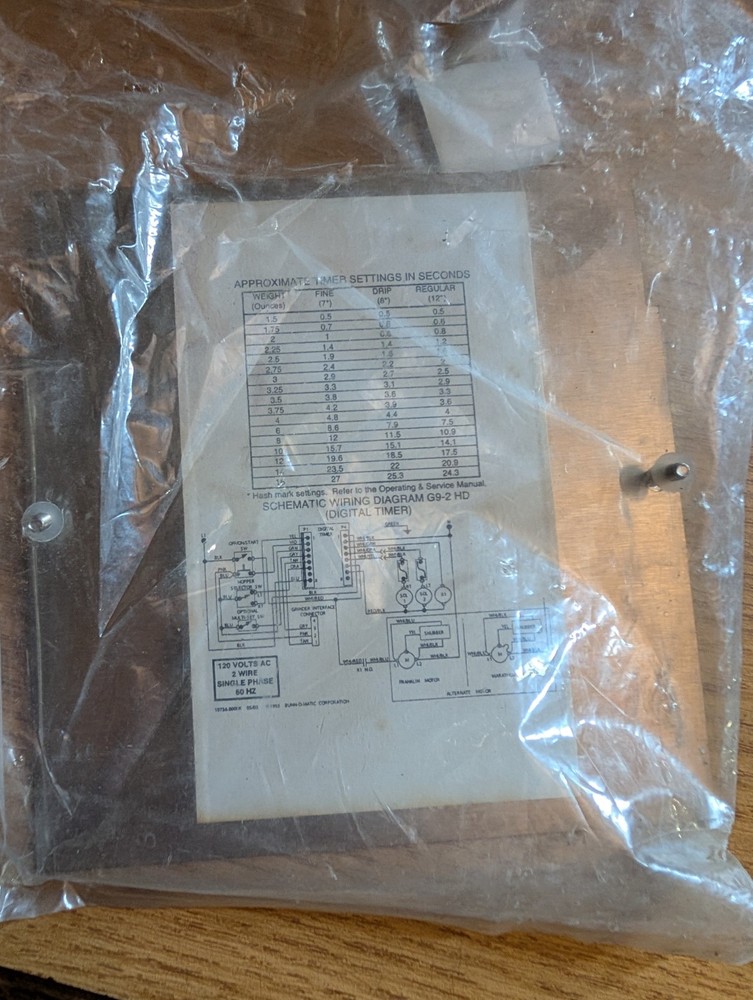 Bunn 20798.1003 Panel Assembly,Trunk Front-G9-2HD