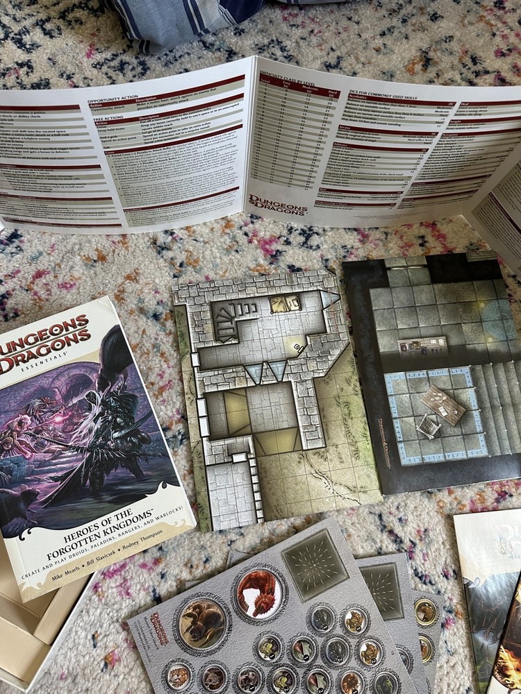 Dungeons and Dragons Dungeon Master's Kit Board Game VGC - Complete + extra book
