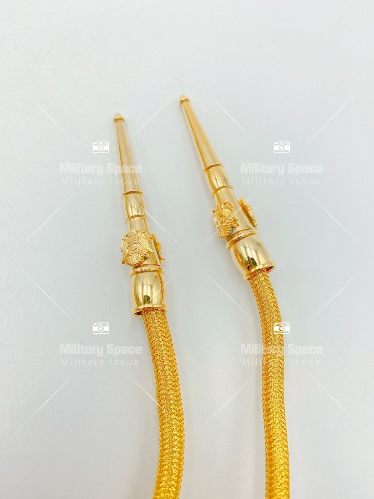 GENUINE U.S. ARMY DRESS AIGUILLETTE: SYNTHETIC GOLD