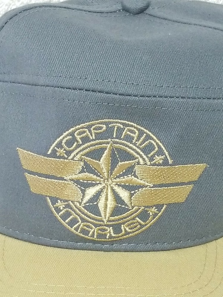 Marvel Comics Captain Marvel Baseball Cap/Hat Snap Back One Sz Fits Most *NWOT*