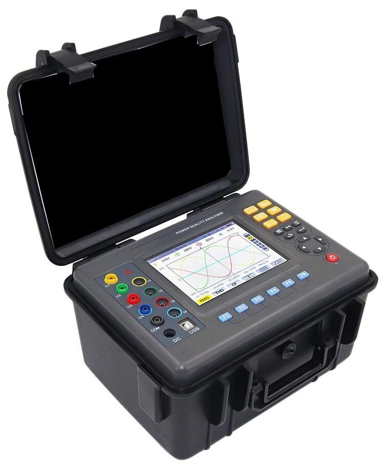Three Phase Power Quality Analyzer Meter Energy Quality Analyzer With 1.0A~1000A