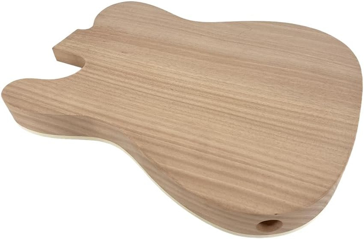 HH Mahogany Wood Guitar Body with Tiger Maple Top Fit Telecaster Tele