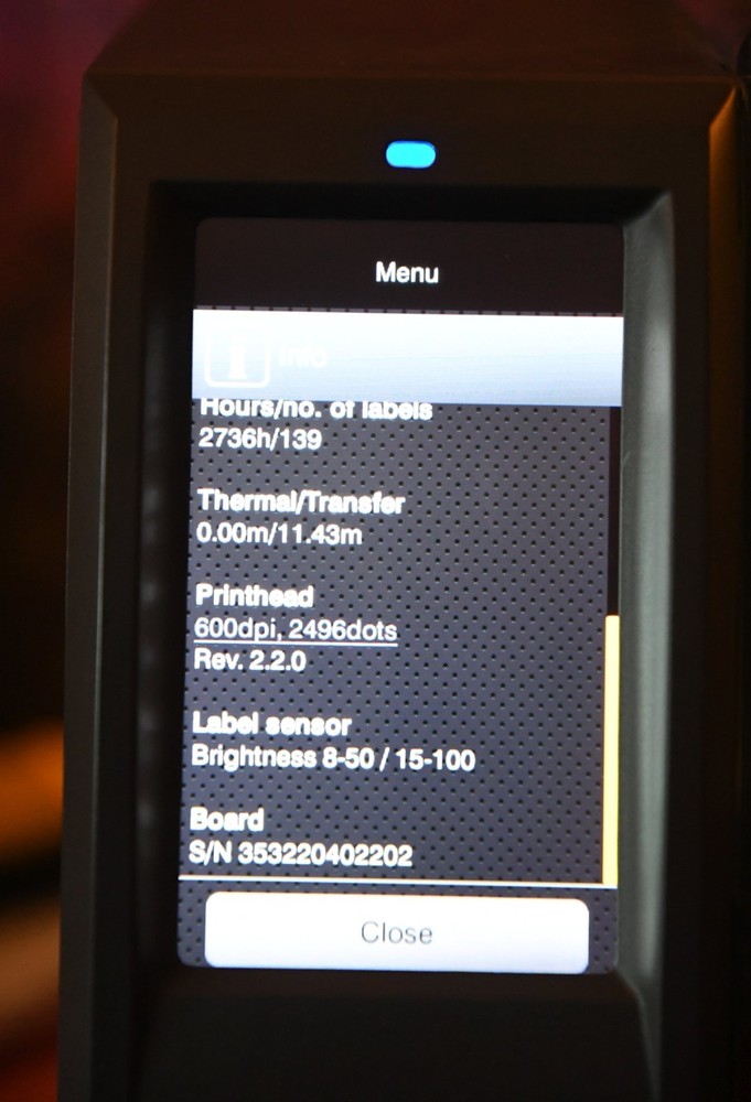 Squix 4/600 Thermal Barcode Label Printer 5977002 Cab