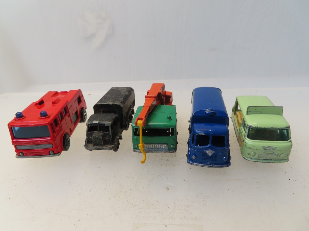 Matchbox 5 early  diecast models unboxed  ..*