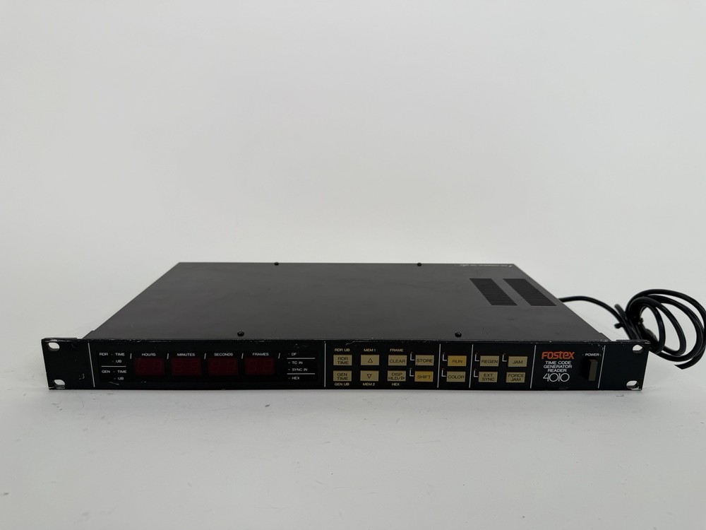 Fostex 4010 Sub System Time Code Generator / Reader
