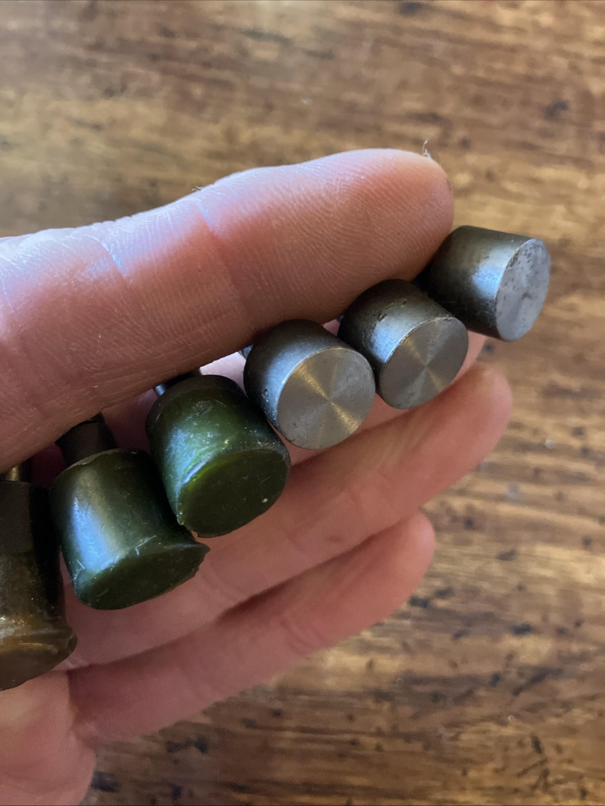 7 Pc Flat Head Rivet Squeezer Die 1/4 Shank Aircraft Aviation Some Duplicate