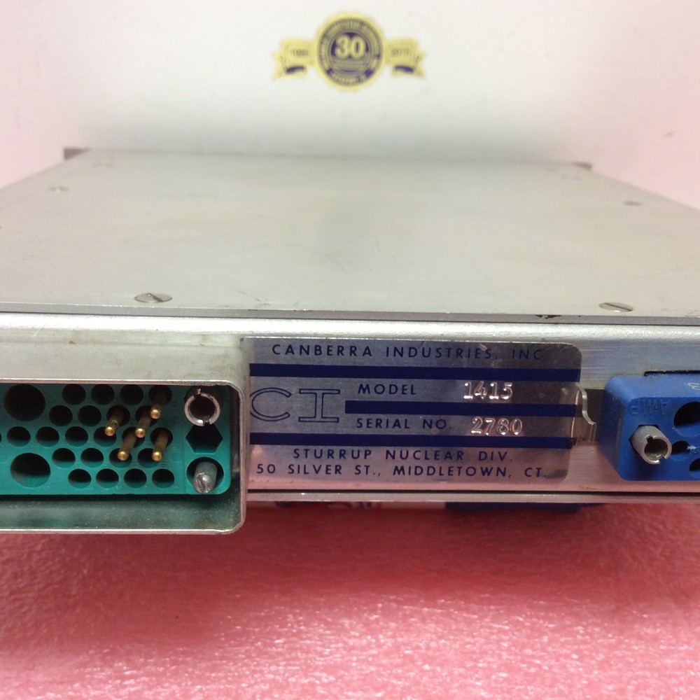 CANBERRA Industries Inc Amplifier model 1415 NIM Computer Module STURRUP NUCLEAR