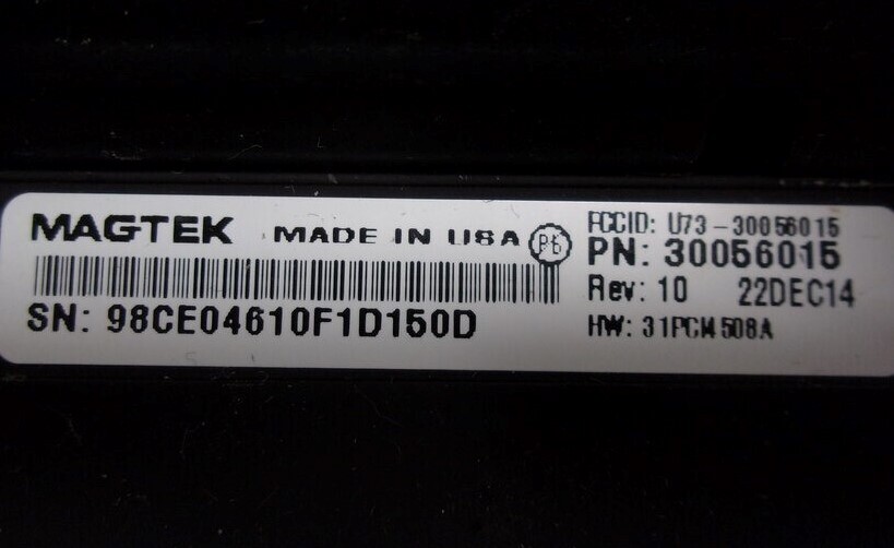 MAGTEK DynaPro 30056015 Credit Card Processing Reader Terminal SEE NOTES