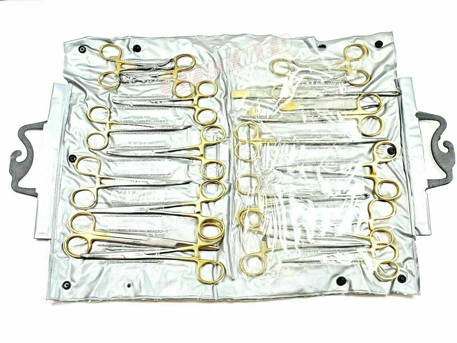 82 PC GENERAL SURGERY SPAY PACK SURGICAL VETERINARY INSTRUMENTS-GERMAN STAINLESS