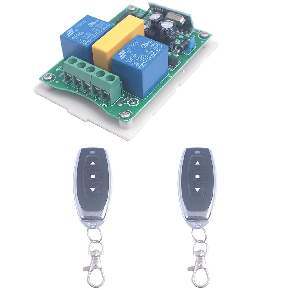 Universal 110V AC Motor Remote Control Switch Forward and 2X 433MHz
