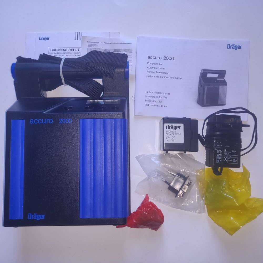 Drager Accuro 2000 Pump Gas Analyzer type 6400200, New (OPEN BOX).