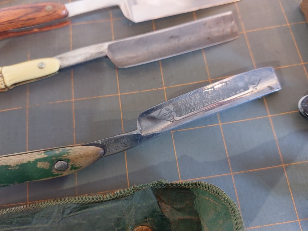 Vintage straight razors lot