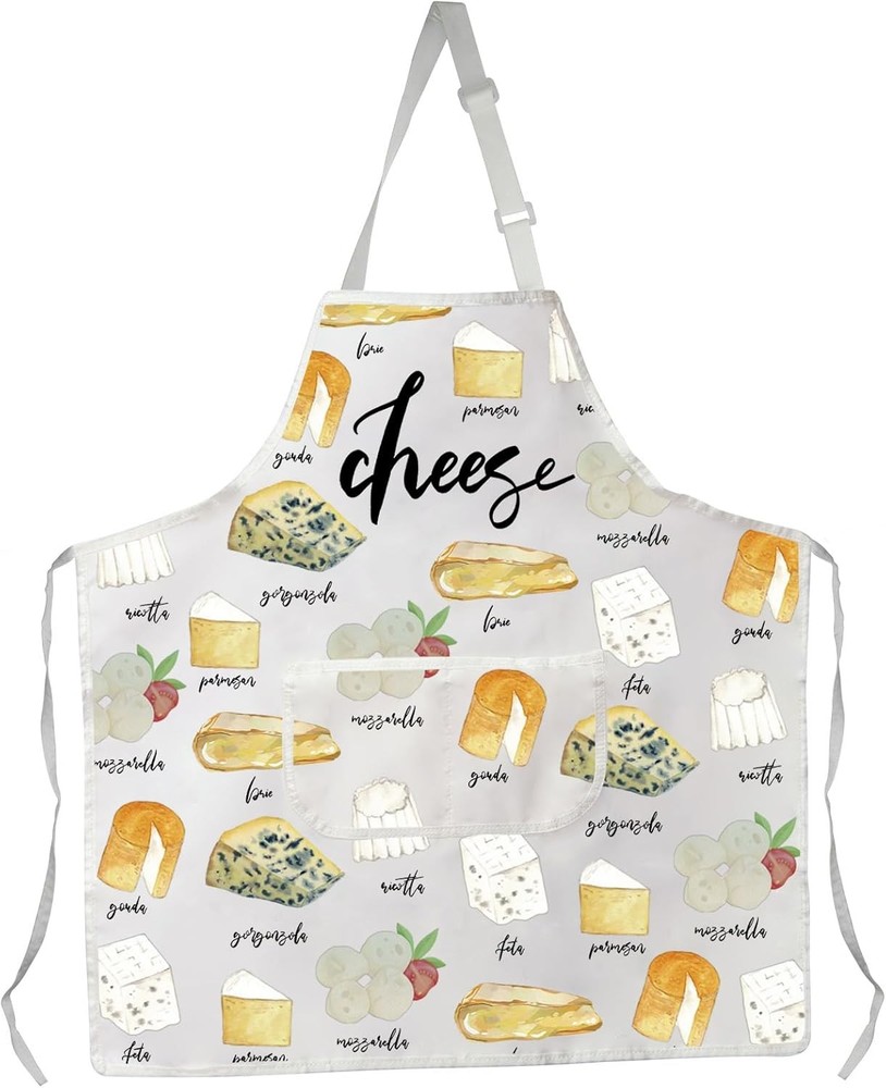 PXTIDY Cheese Lover Gift Baking Themed Apronm